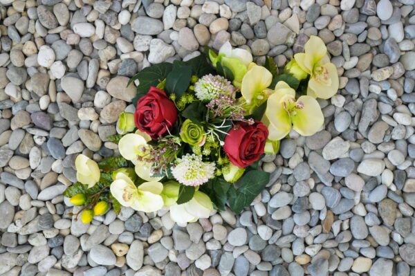 Bloemstuk Rood 50cm